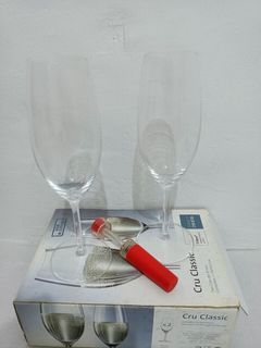 CRU CLASSIC wine glass free wine bottle opener