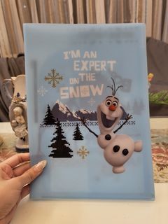Disney Frozen × Kirin Mini Blue Folder