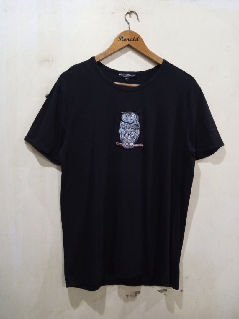 Dolce Gabbana Owl Tee Shirt Tshirt Tees Shirts Tshirts Branded