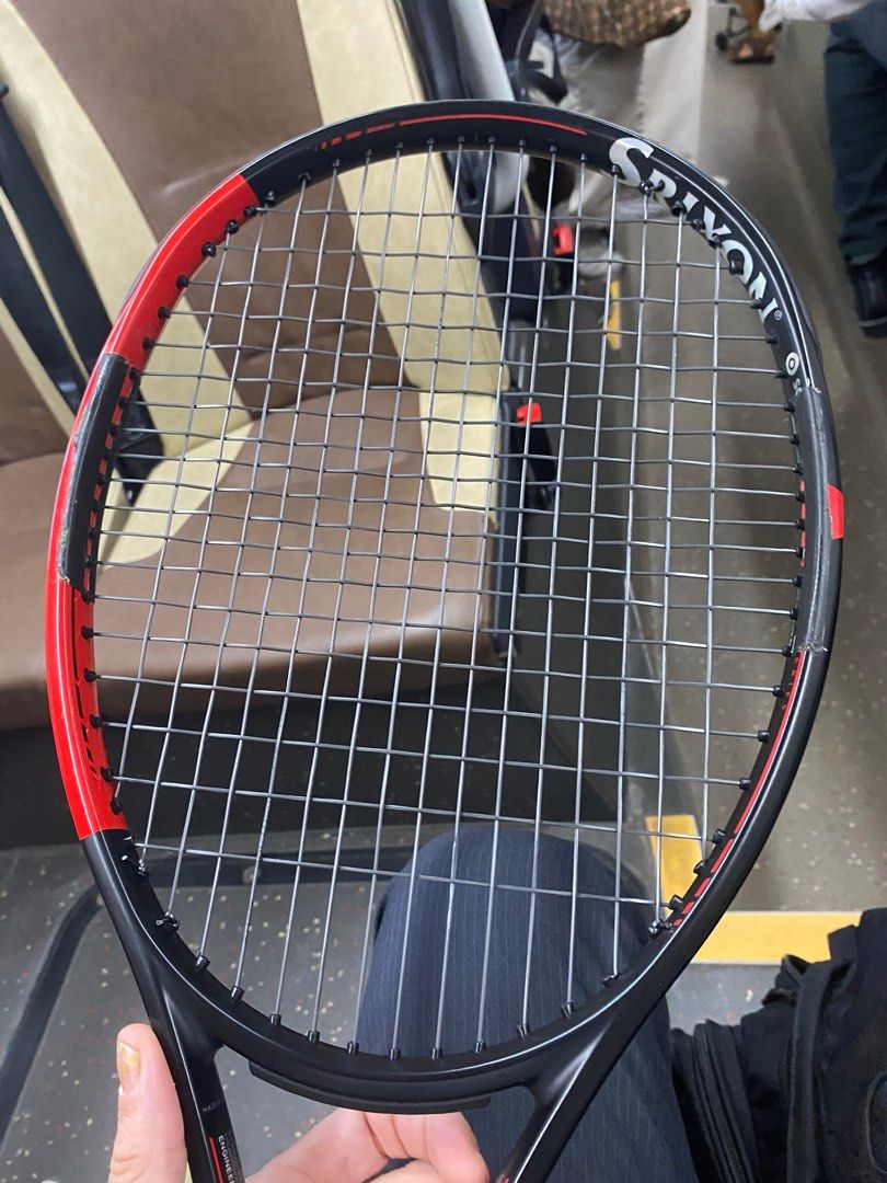 Dunlop CX 200 + plus extended 27.5 inch tennis racquet grip 2