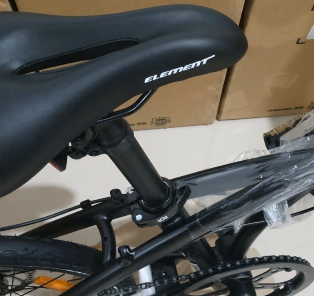 Element Ecosmo 7 Plus Disc Brake Sepeda Lipat Original Authentic 100 Black Hitam E Cosmo VII Seli Bicycle Bicycles Folding Bike Brand New in Box BNIB Olah Raga Sepeda di Carousell
