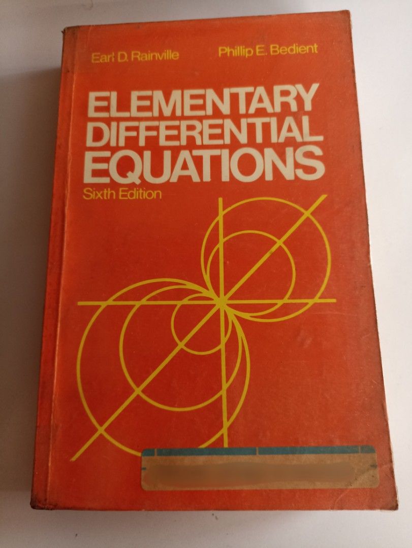 Elementary Differential Equations Hobbies Toys Books Magazines Textbooks On Carousell Elementary Differential Equations Hobbies Toys Books Magazines Textbooks On Carousell