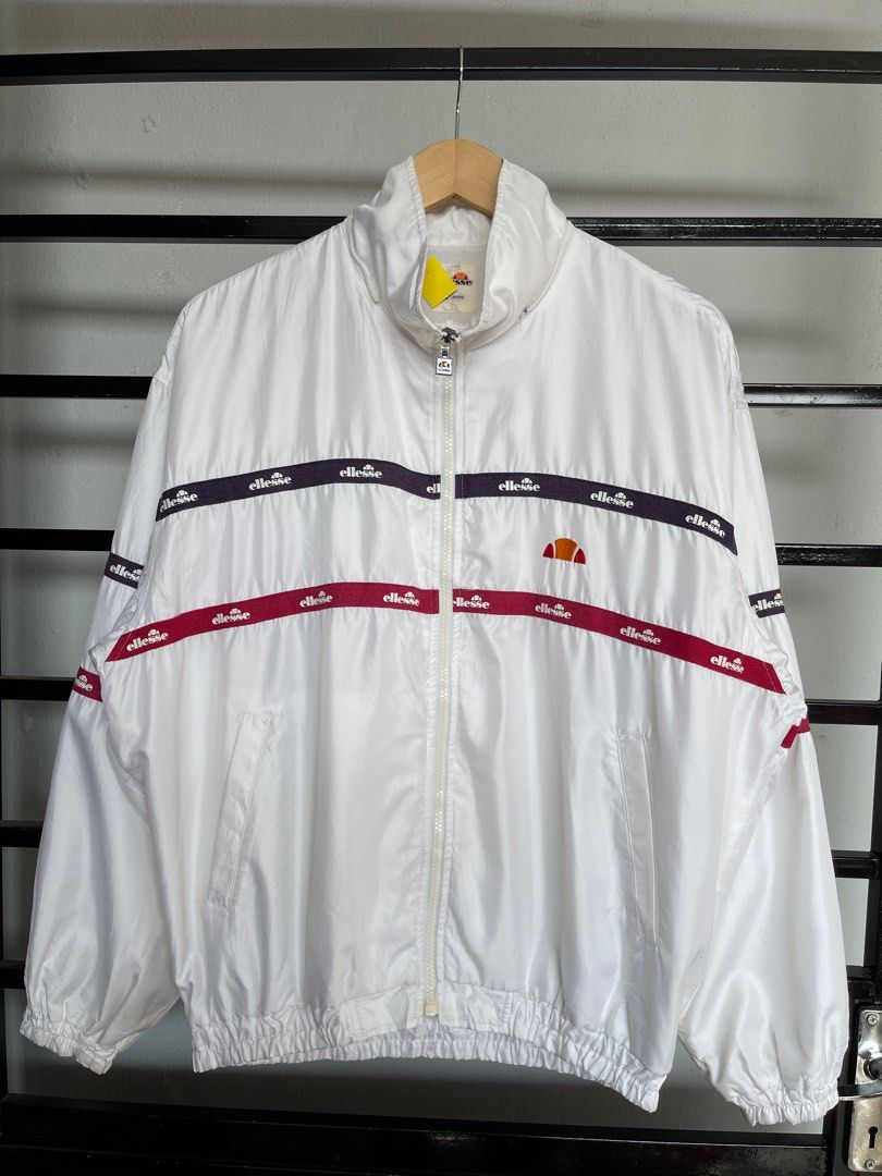 Ellesse windbreaker deals white