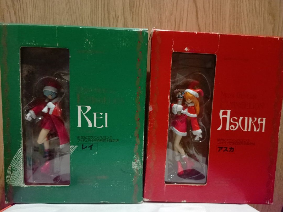 Evangelion Figures (Category: Figurines & Statues) located in Pasig City. Submitted by unicornsanddinosaurs (Listing ID 1257173196, Image 1). Description: Last price posted Damaged Box Sold as set Gcash / cash on pick up For areas serviceable by Grab Lalamove or Angkas only No shopee check out Thank you.