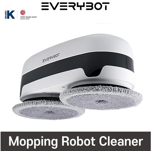 Everybot EDGE Cordless Dual Spin Robot Floor Mop Cleaner from KOREA, TV ...