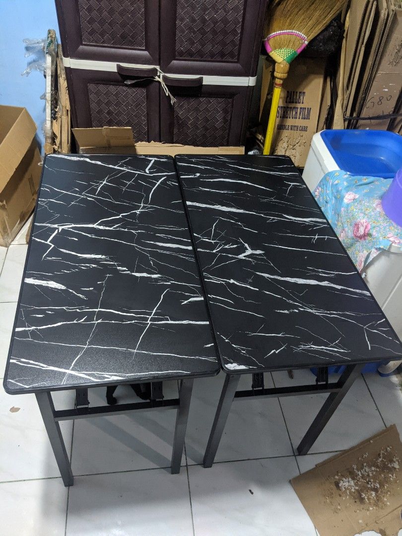 FOLDABLE COMPUTER TABLE (Category: Tables & Sets) located in Manila. Submitted by katttt214 (Listing ID 1257121820, Image 1). Description: l Foldable computer table BRAND NEW✅ 🔶 Available sizes : 📍 80 x 40 📍 100 x 40 📍 100 x 50 📍 100 x 60 📍 120 x 40 📍 120 x 60 📢 ON HAND ‼️ 📢 ORDER NOW DELIVER NOW ‼️ 📢 RETAIL OR WHOLESALE PWEDE RIN 🔶 LEGIT NA LEGIT CHECK NYO PA PAGE NAMIN COD OR GCASH.