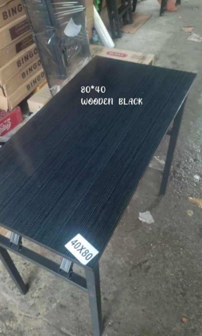 FOLDABLE COMPUTER TABLE (Category: Tables & Sets) located in Manila. Submitted by katttt214 (Listing ID 1257121820, Image 3). Description: l Foldable computer table BRAND NEW✅ 🔶 Available sizes : 📍 80 x 40 📍 100 x 40 📍 100 x 50 📍 100 x 60 📍 120 x 40 📍 120 x 60 📢 ON HAND ‼️ 📢 ORDER NOW DELIVER NOW ‼️ 📢 RETAIL OR WHOLESALE PWEDE RIN 🔶 LEGIT NA LEGIT CHECK NYO PA PAGE NAMIN COD OR GCASH.