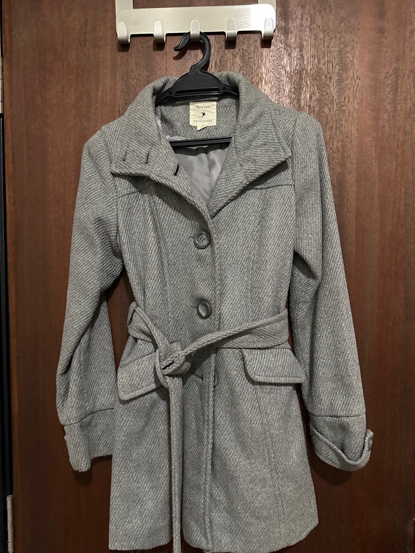 Forever 21 cheap grey coat