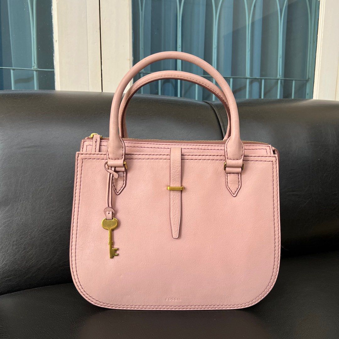 Fossil ryder satchel pink top