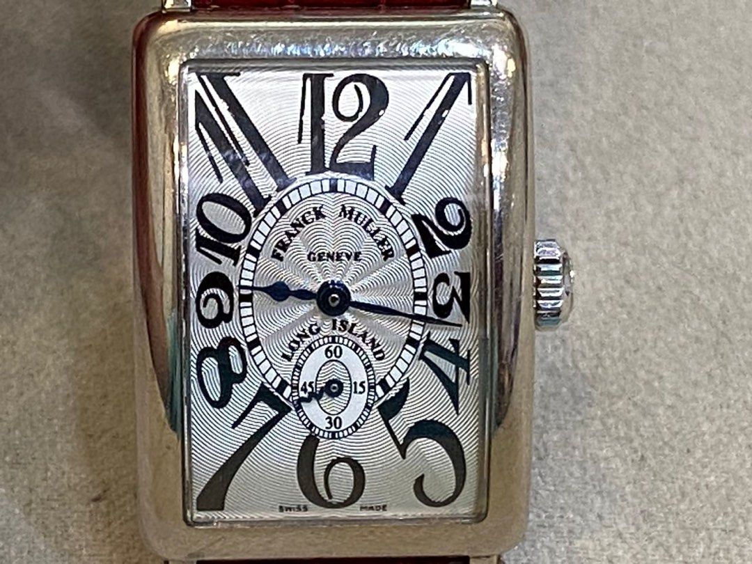 Franck muller long island white on sale gold