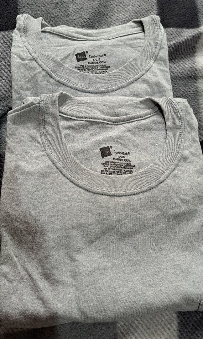 Hanes white t shirts deals vs fruit of the loom