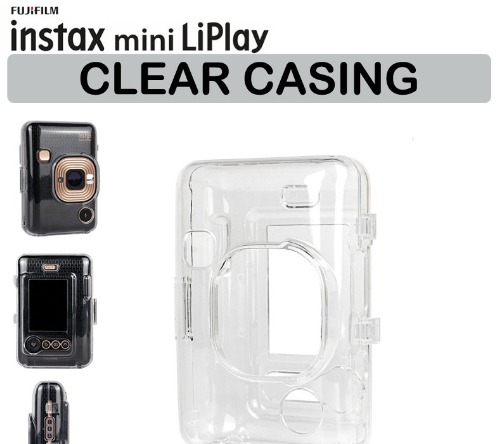 Fujifilm Instax Mini Liplay Camera Crystal Hard Plastic Clear Casing ...