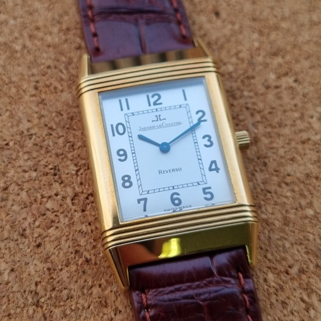 1-DAY SPECIAL [FULL SET] Jaeger-Lecoultre JLC Reverso 250.1.86 YG 18k ...