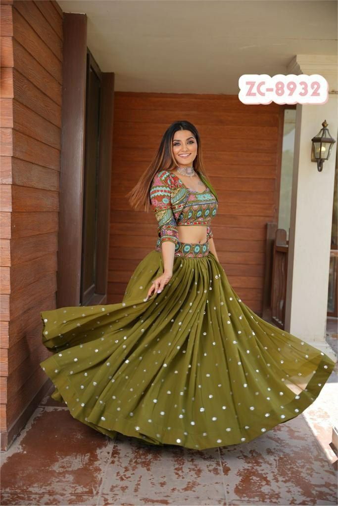 Fully Stitched Lehenga with 6 Meter Flair