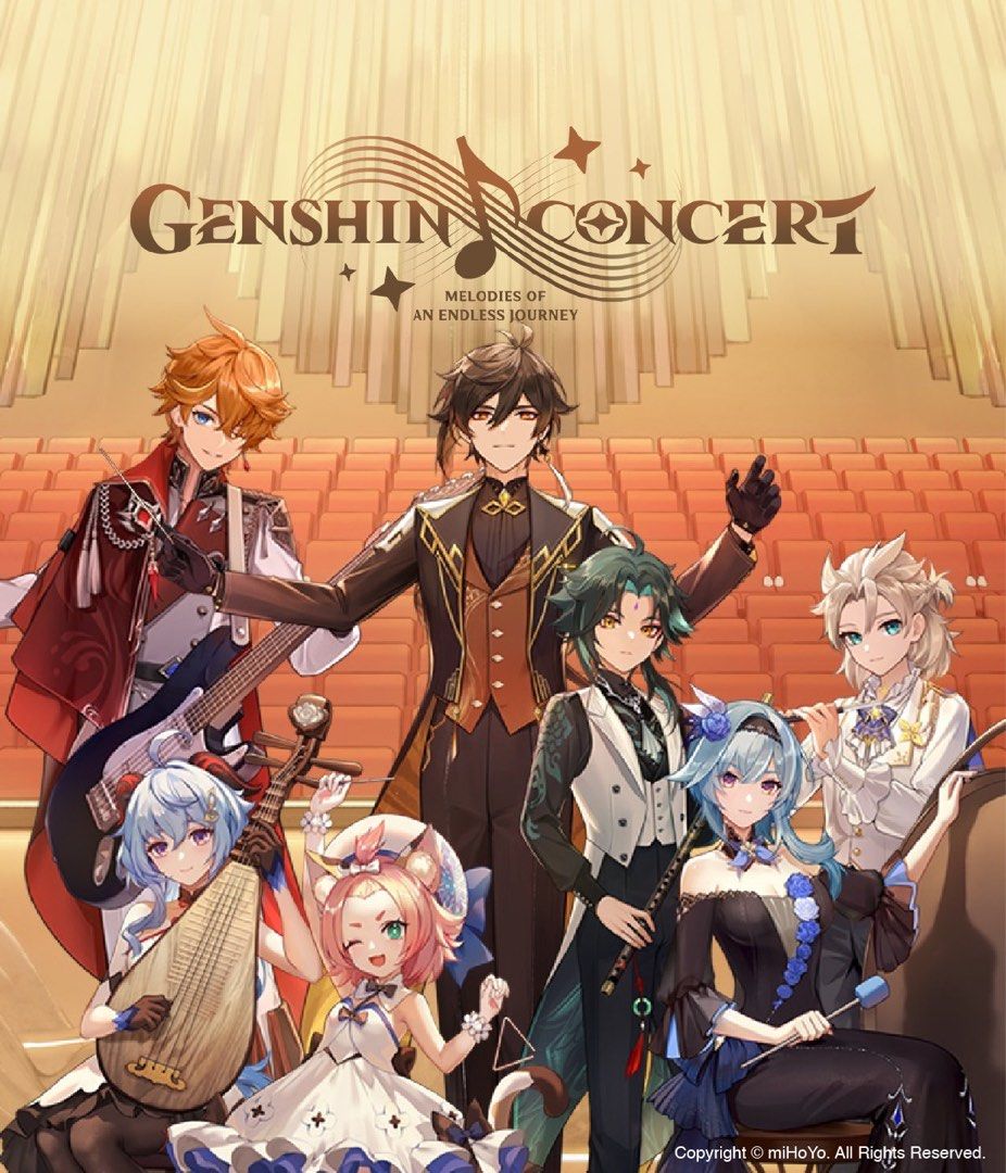 Genshin Impact Concert Adeptus Ticket SG, Tickets & Vouchers, Event