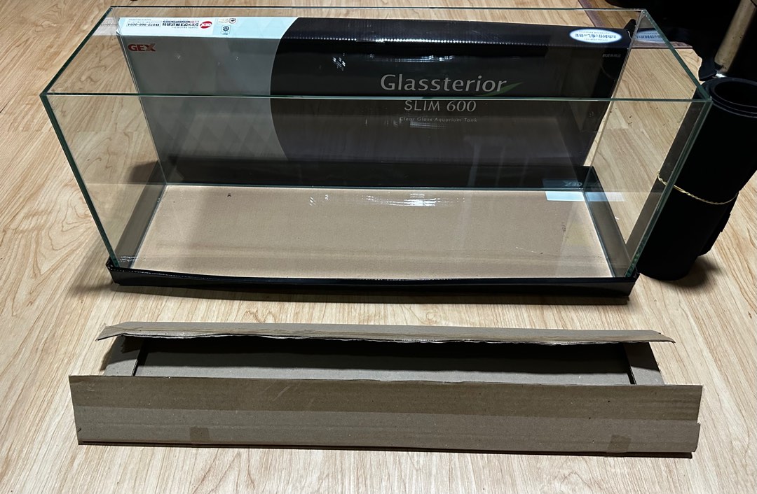 GEX Glassterior Slim 600 Fish Tank, Pet Supplies, Homes & Other Pet ...