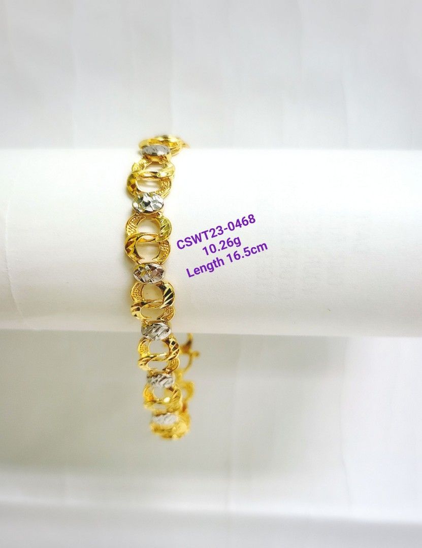 Real gold bracelet outlet womens