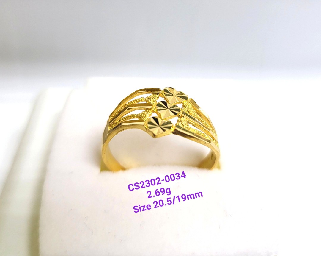 Pure on sale gold ring