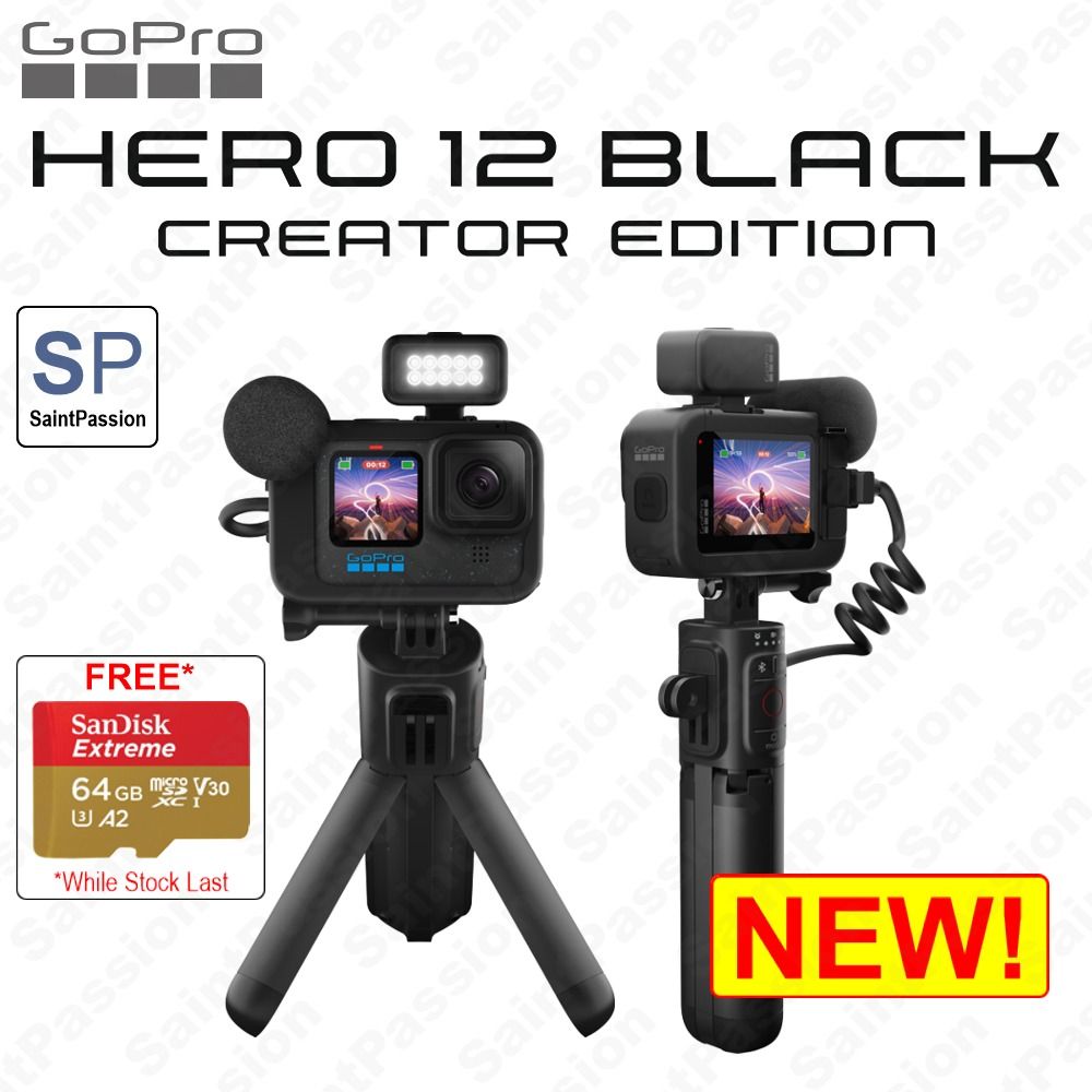 GoPro Cameras > Gopro Hero 12 Black Creator Edition Action Camera