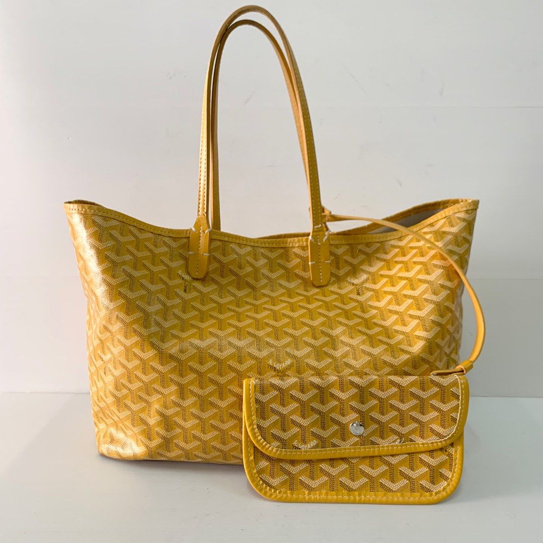 Goyard Yellow Backpack, Luxury, Bags & Wallets on Carousell