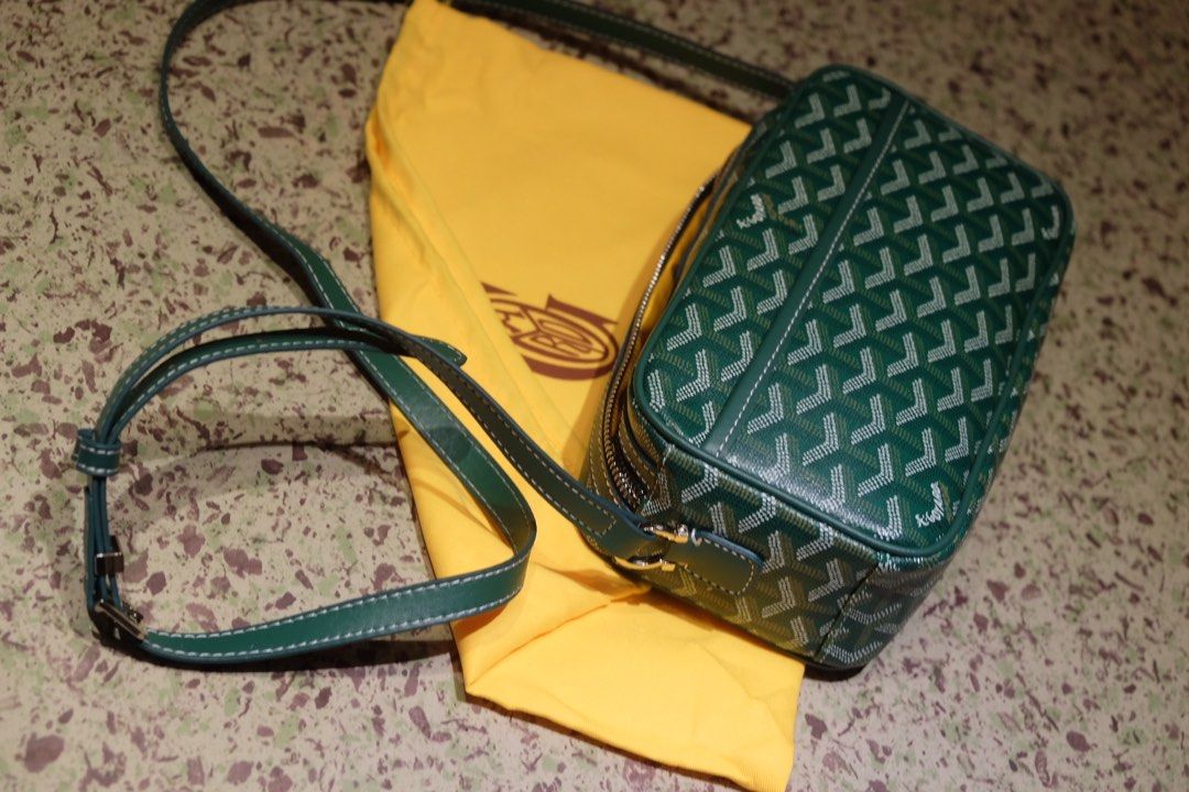 💯 Authentic Goyard Cap Vert Camera Bag Crossbody, Luxury, Bags