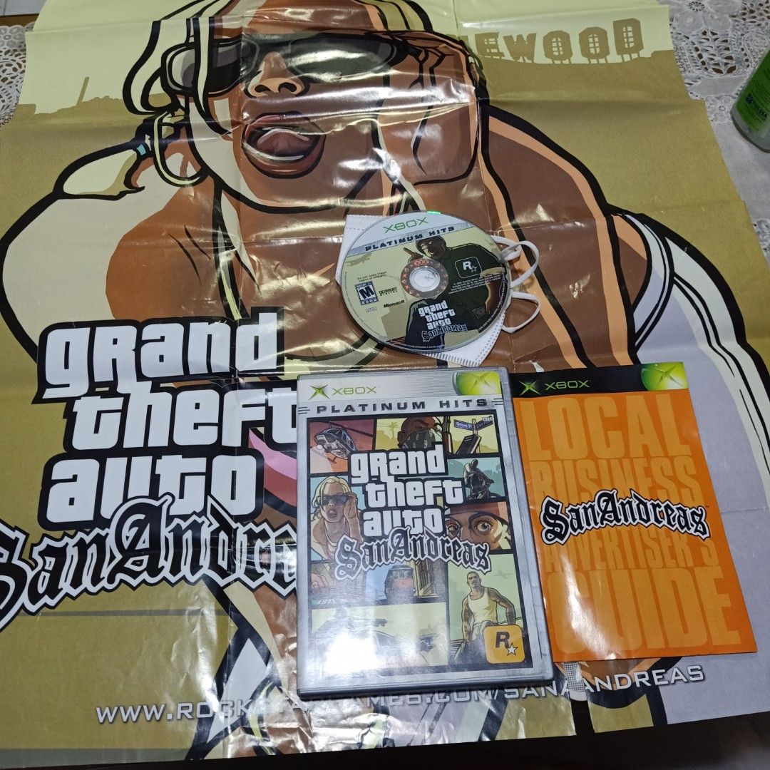 Grand theft auto san andreas xbox, Video Gaming, Video Games, Xbox on