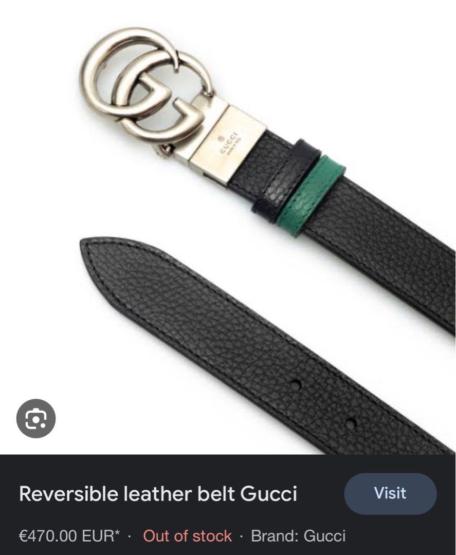 Gucci belt in stock on sale