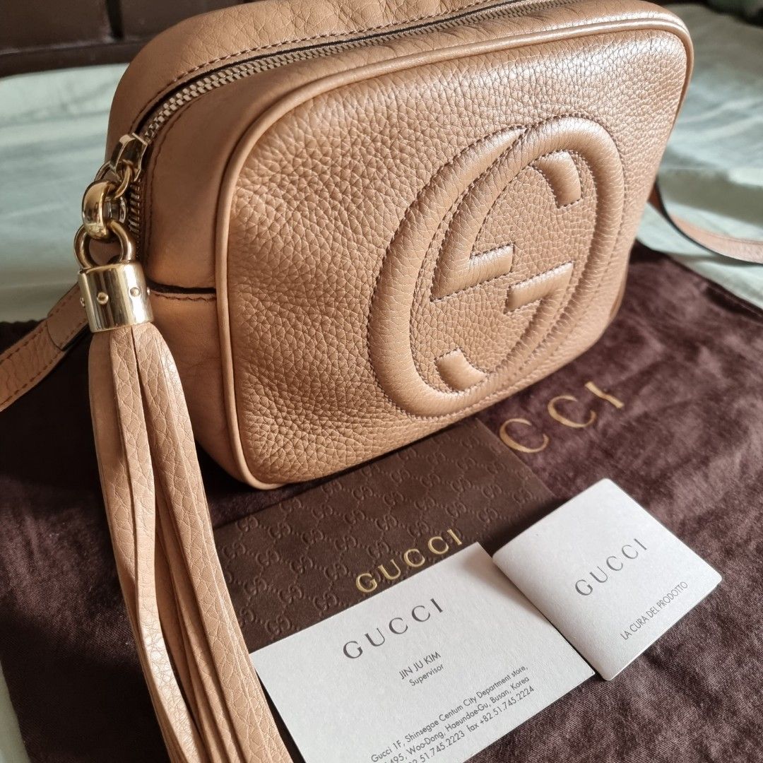 Gucci Soho Disco Beige Camera Bag