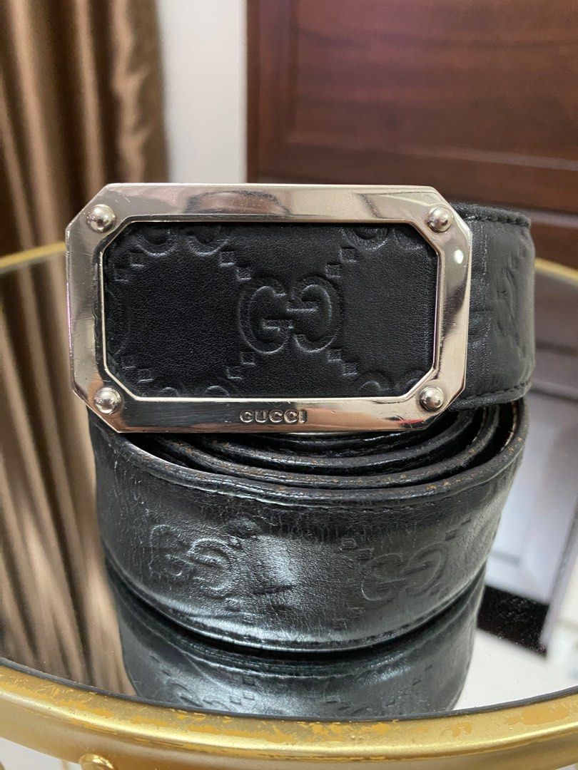 Black gucci clearance mens belt