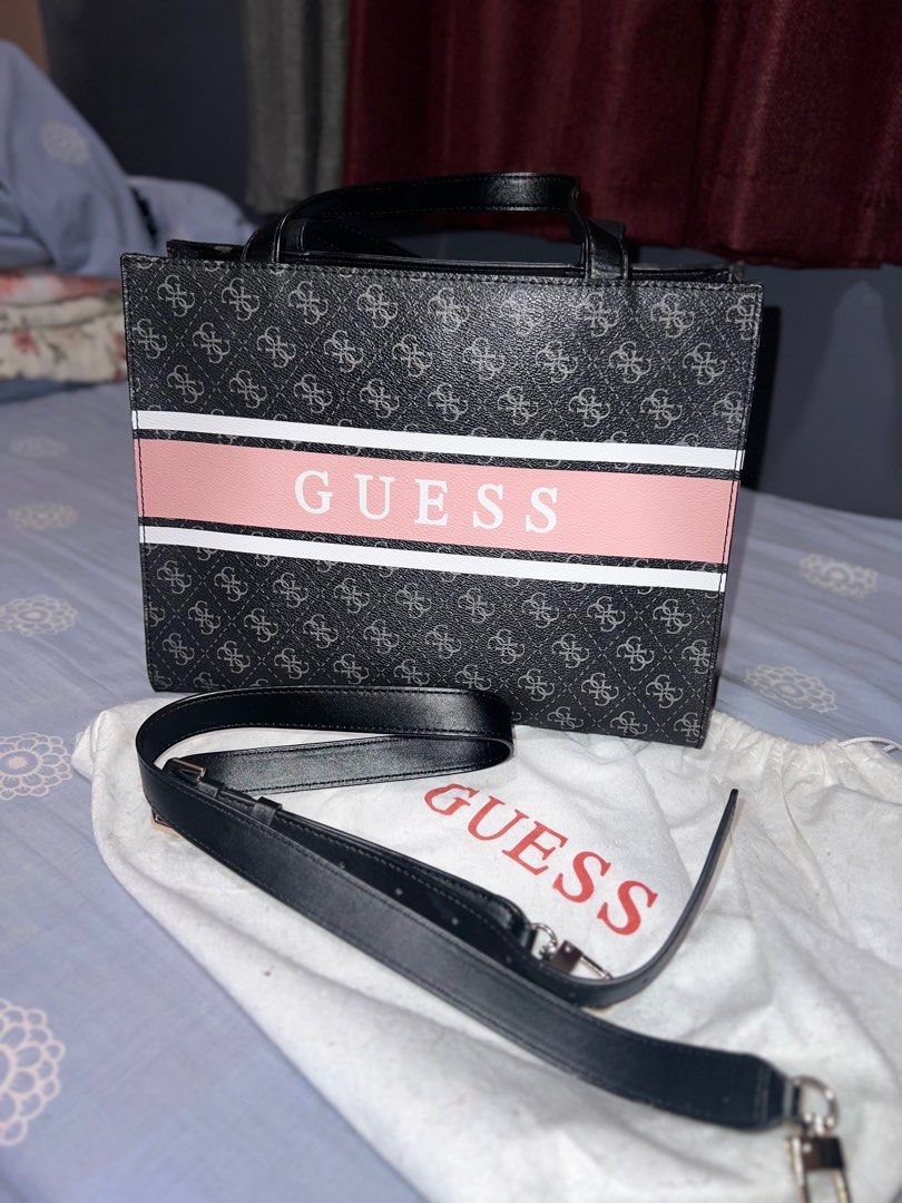 💯Guess Monique Tote, Women's Fashion, Bags & Wallets, Purses & Pouches on  Carousell