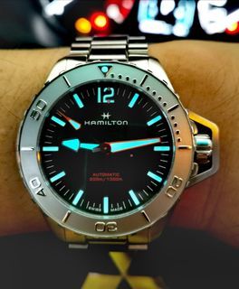 Hamilton Khaki Navy Frogman 46MM Automatic Complete 2023  Local AD 2 Yrs Warranty 💯%Authentic