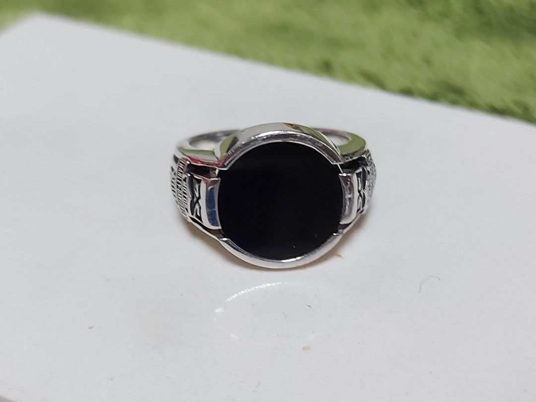 Harley Davidson Black Onyx Ring