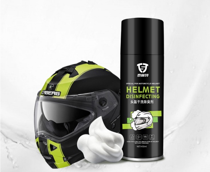 Helmet cleaner helmet spray no water required motorcycle Cleaning