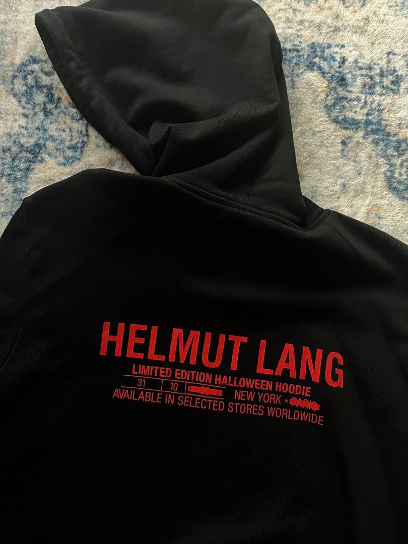 Helmut lang 2025 halloween hoodie