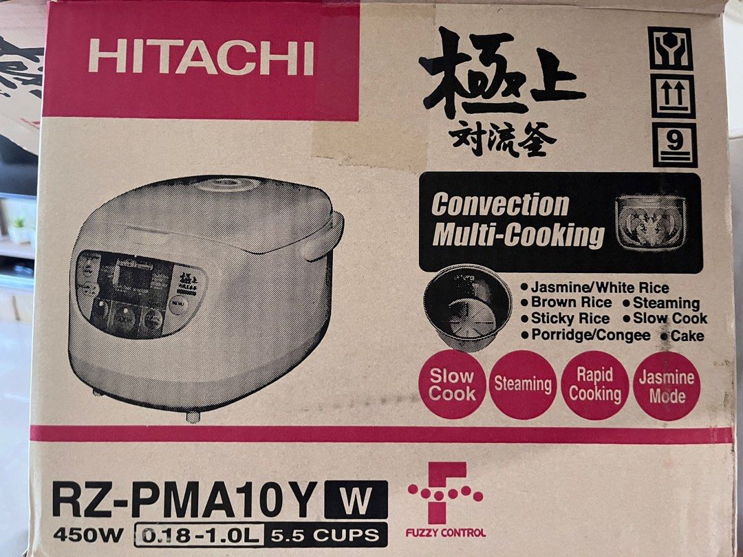 HITACHI RZPMA10Y Rice Cooker, TV & Home Appliances, Kitchen Appliances