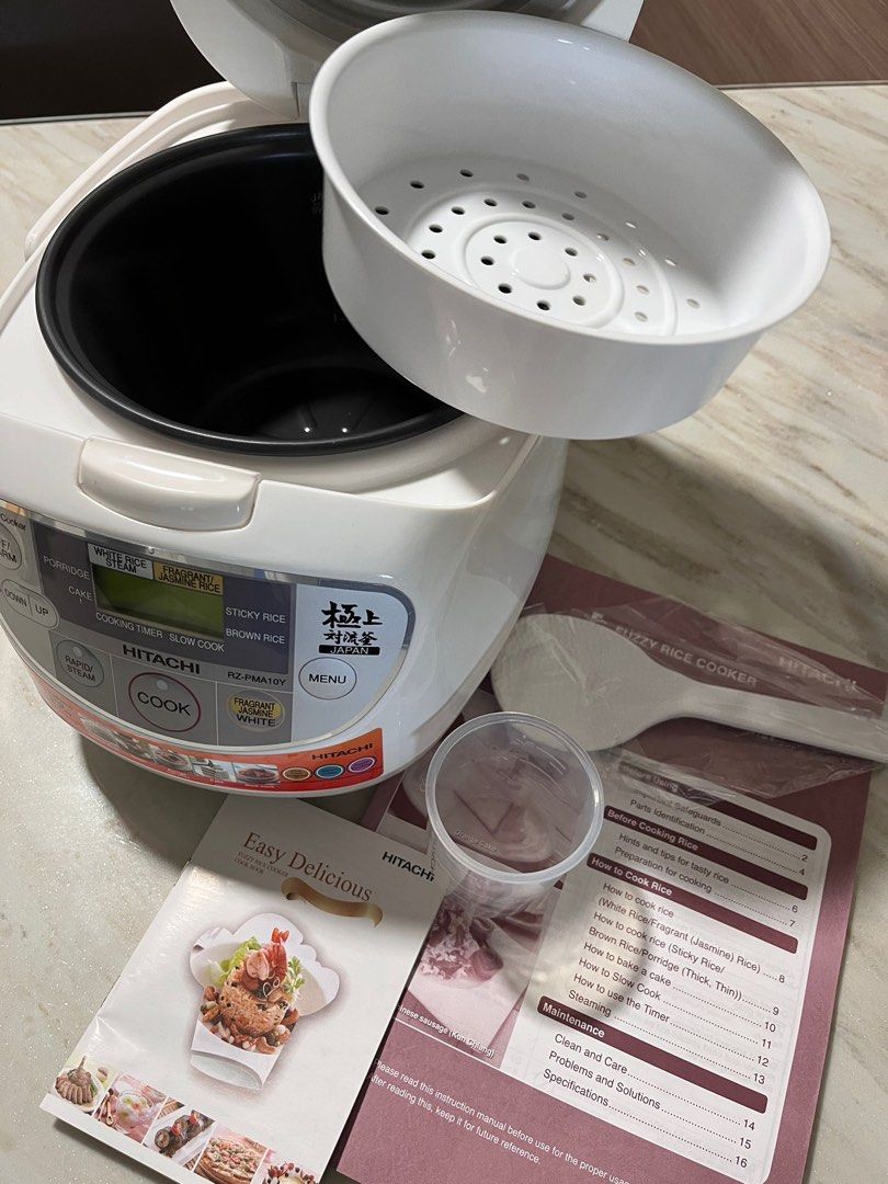 HITACHI RZPMA10Y Rice Cooker, TV & Home Appliances, Kitchen Appliances