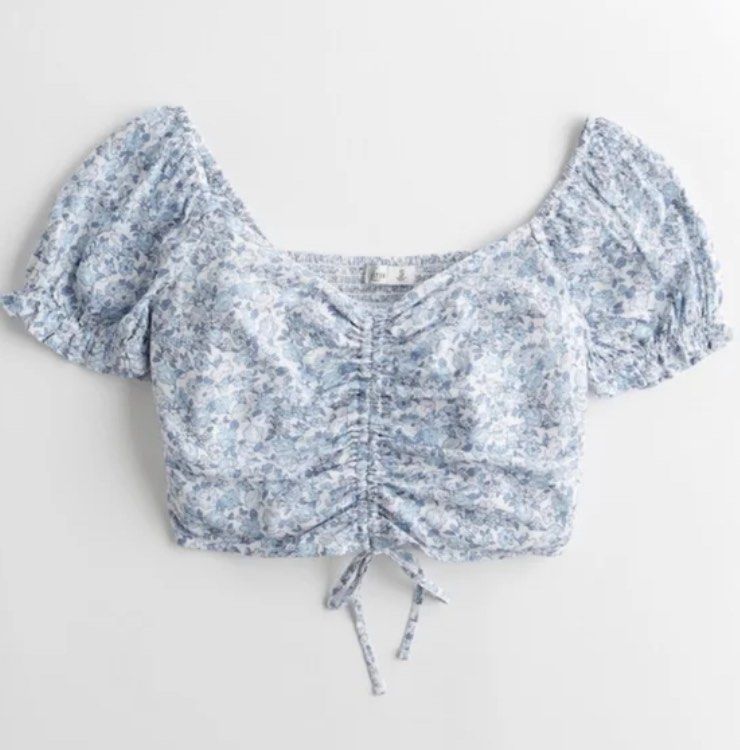 Hollister Floral Top Long sleeve, Women's Fashion, Tops, Sleeveless on  Carousell