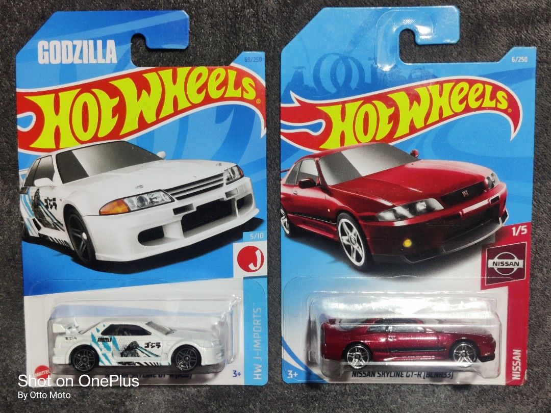 Hot Wheels Assorted Set Nissan Skyline GT R R32 Godzilla R33