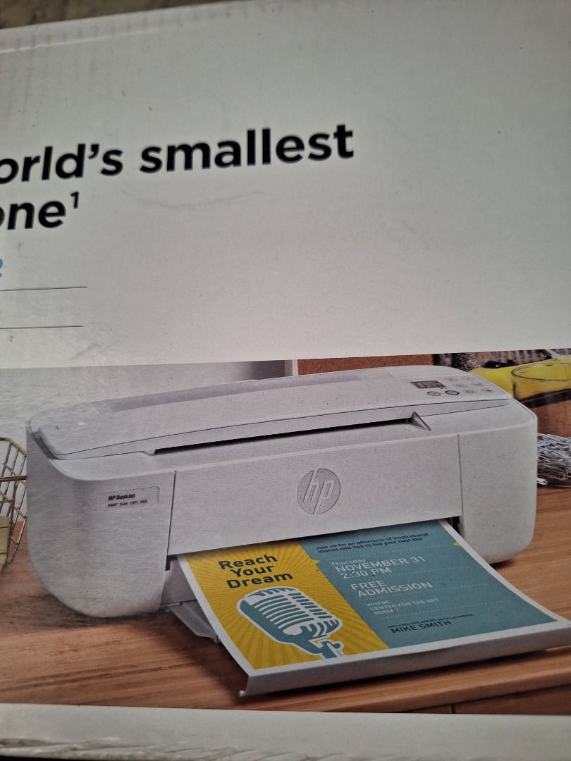 HP DeskJet 3772 (The world's smallest all-in-one), Computers & Tech ...