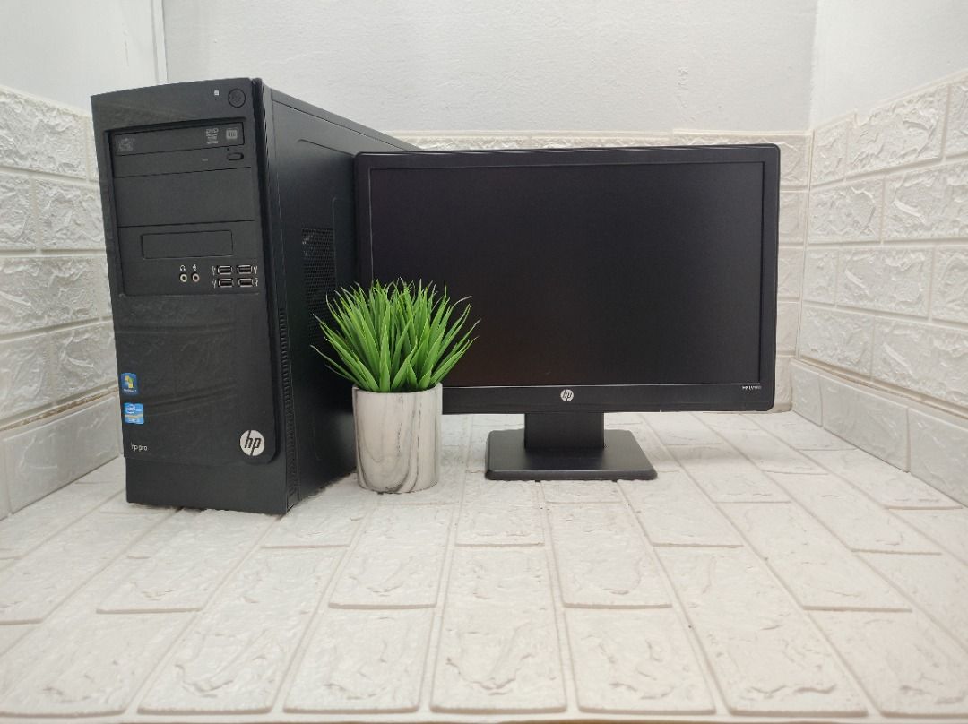 HP Pro 3330 MT Desktop PC Set Grade B Used Desktop PC Set, Computers