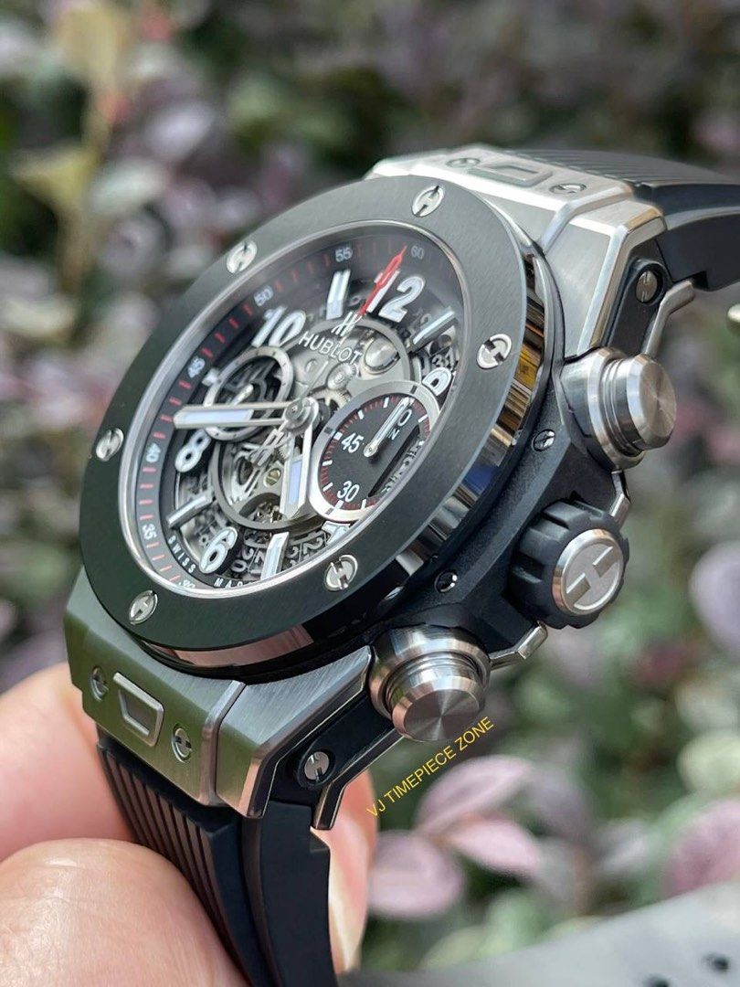 HUBLOT BIG BANG 45MM UNICO TITANIUM CERAMIC Preowned 2019 Fullset