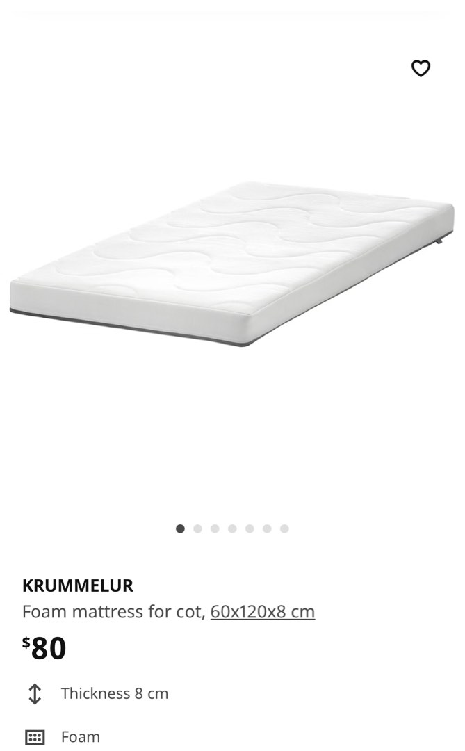 IKEA baby Mattress, Babies & Kids, Baby Nursery & Kids Furniture, Cots