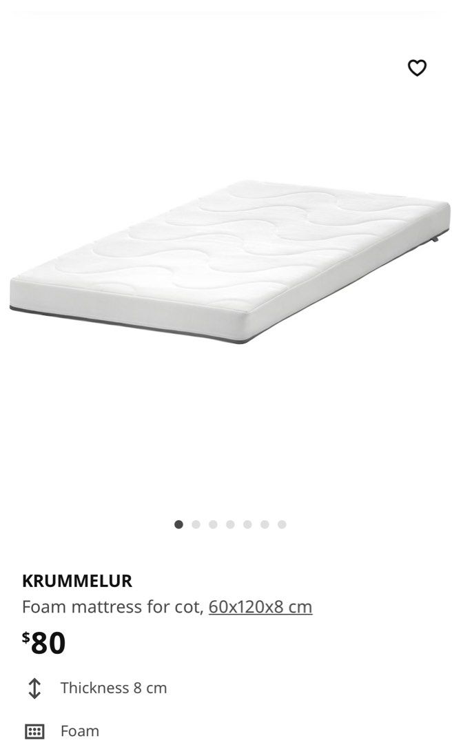 IKEA baby Mattress, Babies & Kids, Baby Nursery & Kids Furniture, Cots