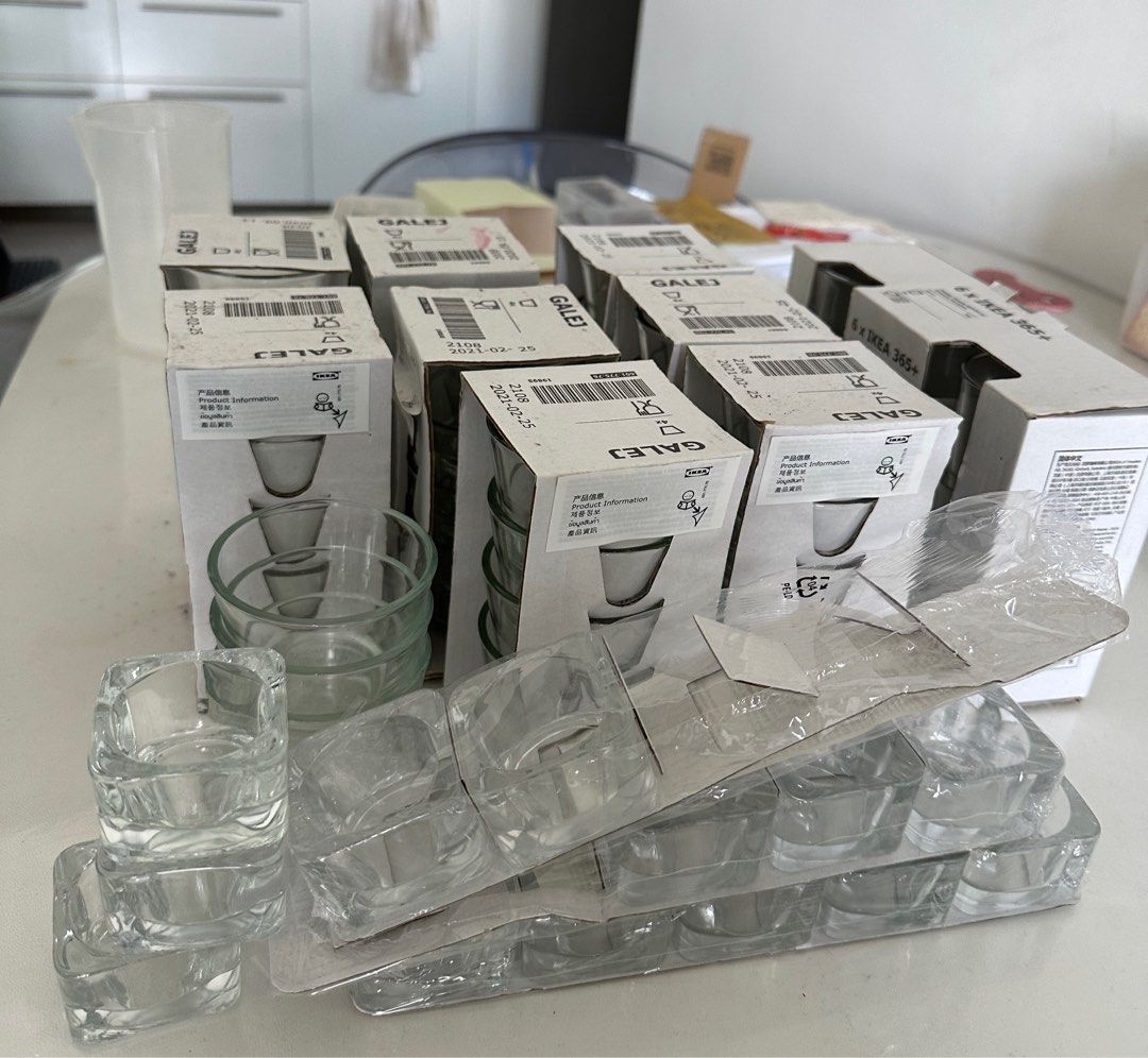 IKEA Godis, Galej, Tea cup holders and candle holders, Furniture & Home