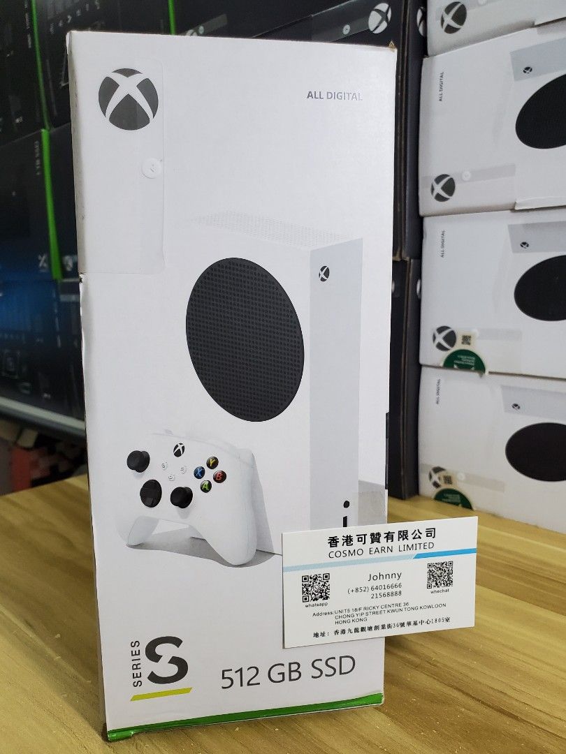 全新大特價Xbox Series S遊戲主機原廠原封原包裝盒未開封未使用（壹年