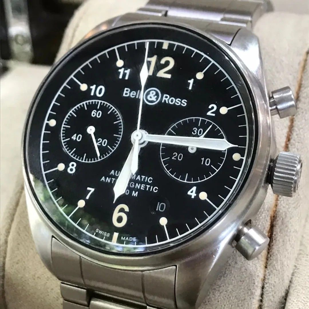 Jam Bell Shell Jam Bell & Ross, Fesyen Pria, Jam Tangan di Carousell