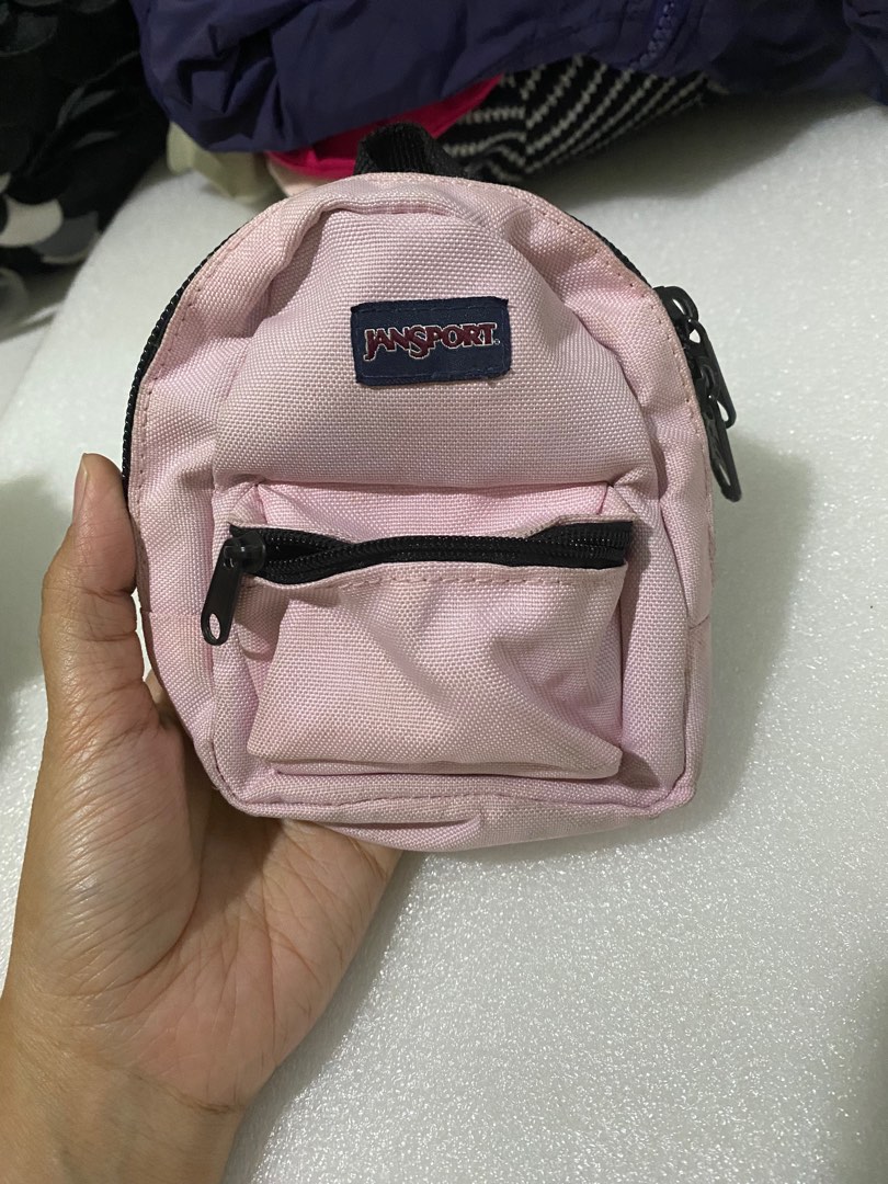 Jansport charm original pink Fesyen Wanita Tas Dompet di Carousell
