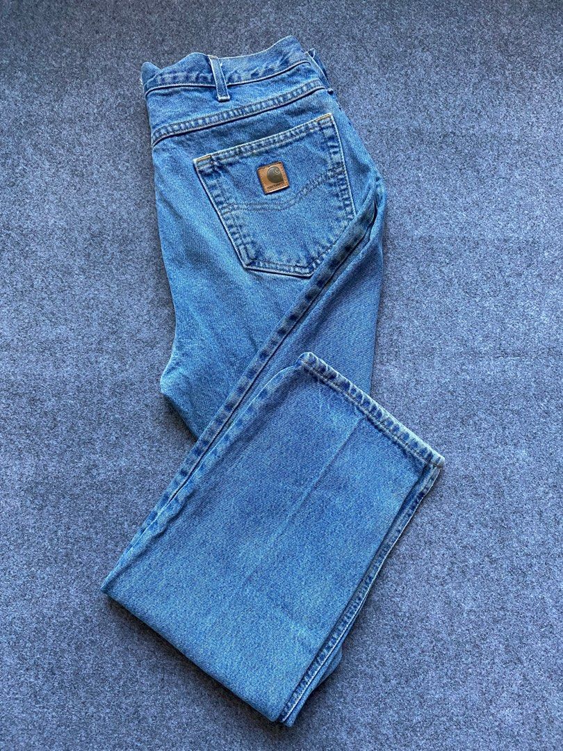 JEANS CARHARTT B17 DST Fesyen Pria Pakaian Bawahan di Carousell
