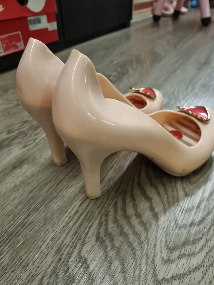BLESSING Jelly bunny heels Women s Fashion Footwear Heels on