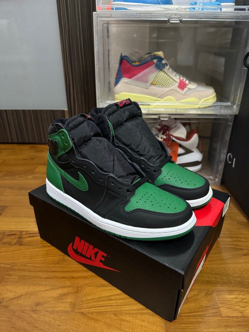 Air jordan 1 discount pine green high